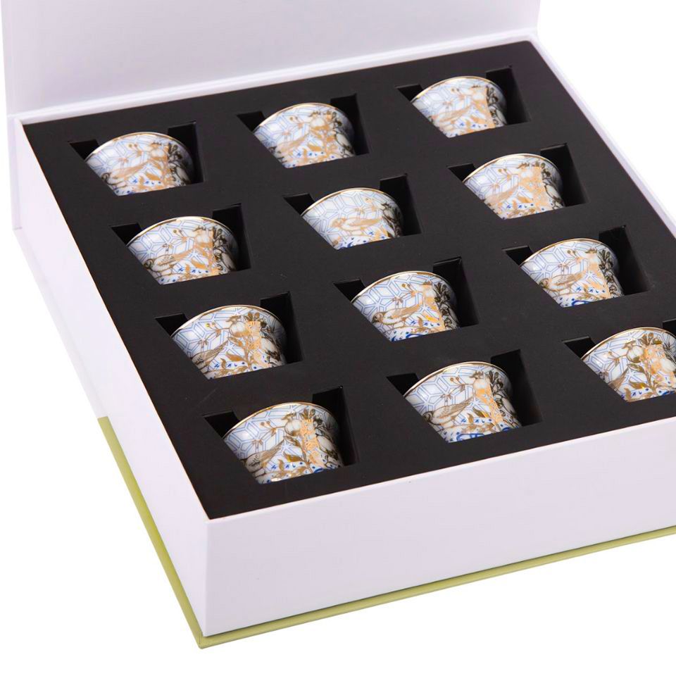 

Silsal Gift Box Of 12 Kunooz Arabic Coffee Cups